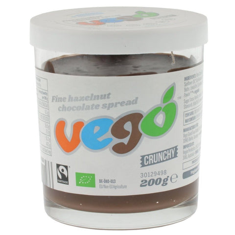 Crunchy Choc Hazelnut Spread 350g-Pantry-Vego-iPantry-australia