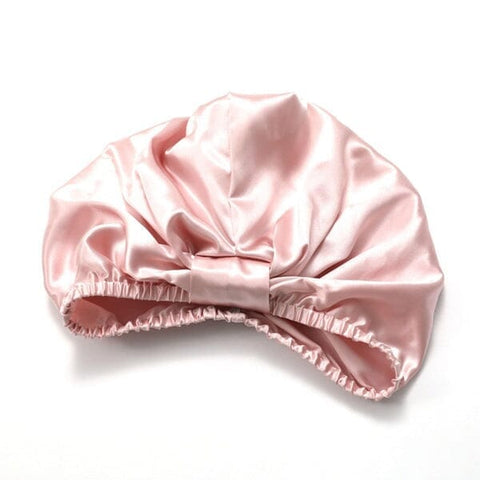Dilly's Collections 100% Mulberry Silk Pink Sleeping Cap - iPantry UAE