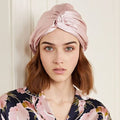 Dilly's Collections 100% Mulberry Silk Pink Sleeping Cap - iPantry UAE