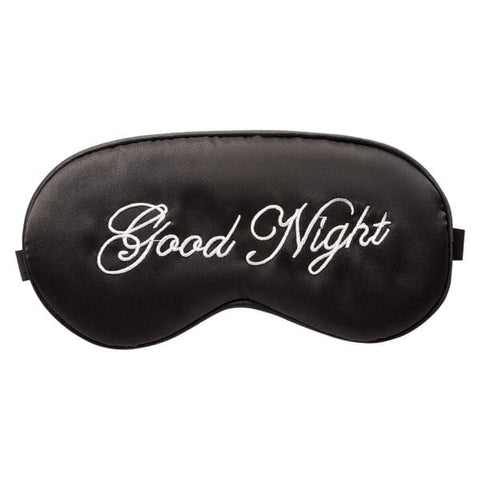 Dilly's Collections Goodnight Satin Black Eye Mask - iPantry UAE