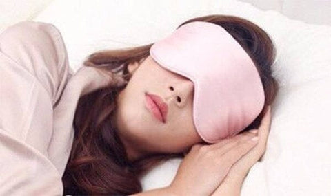 Dilly's Collections Pink Heated Infrared 100% Silk Eye Mask - iPantry UAE