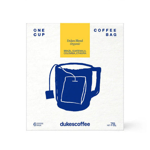 Dukes Coffee One Cup Coffee Bags Box of 6 Sachets| 18g - iPantry UAE