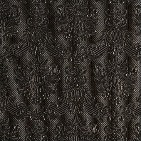 Elegance Black Luncheon Napkin - iPantry UAE