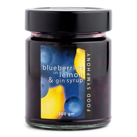 Food Symphony Blueberries in Lemon and Gin Syrup | 300g - iPantry UAE