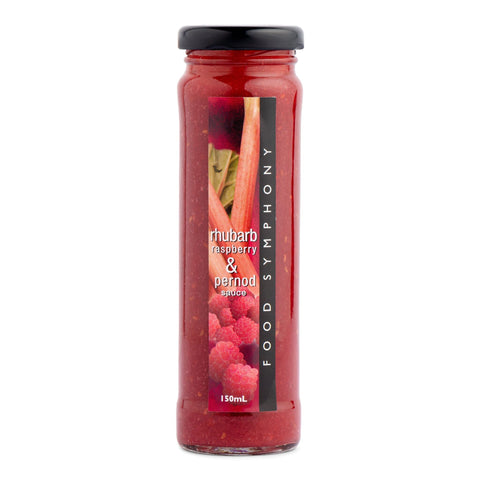 Food Symphony Rhubarb Raspberry and Pernod sauce | 150mL - iPantry