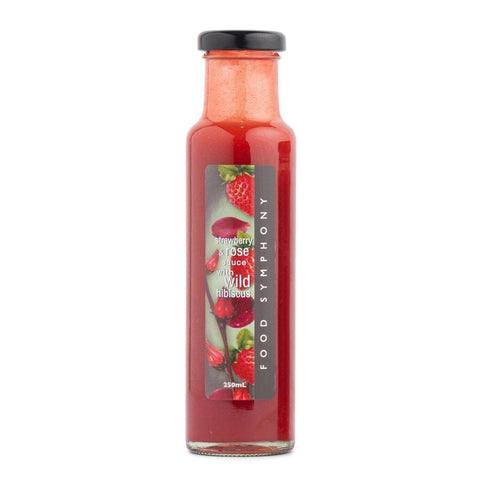Food Symphony Strawberry and Rose Sauce with Wild Hibiscus | 150mL - iPantry UAE