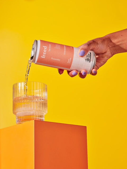 Freed Tea Soda Peach & Vanilla | 330mL - iPantry