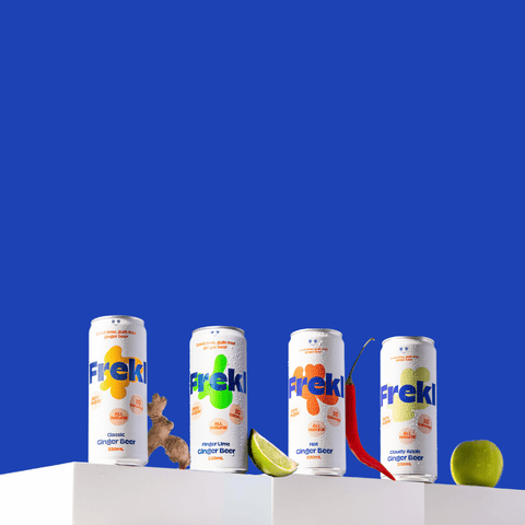 Frekl Mixed Ginger Beer 4 Pack | 330mL - iPantry UAE