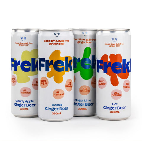 Frekl Mixed Ginger Beer 4 Pack | 330mL - iPantry UAE