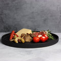 Gabel & Teller Matte Black Round Platter | 33cm - iPantry UAE