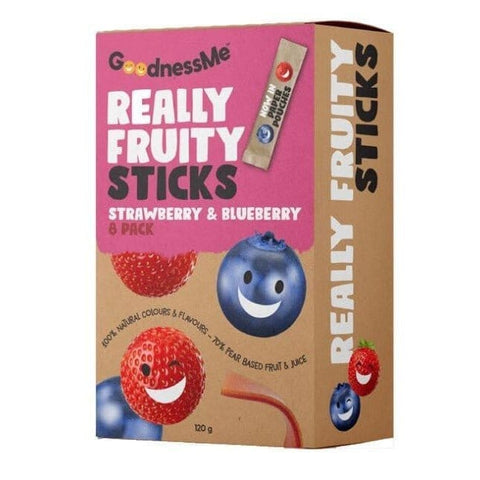 Goodness Me Strawberry & Blueberry Sticks 8 Pack | 120g - iPantry UAE