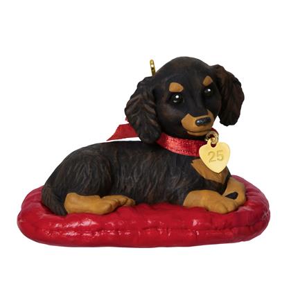Hallmark Long - haired Dachshund Puppy Love 35 Ornament - iPantry UAE