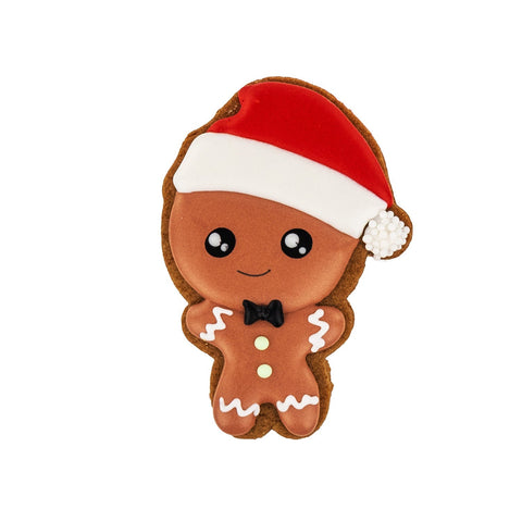 Hey There Cookie! Gingy with Santa Hat Gingerbread Cookie | 40g - iPantry