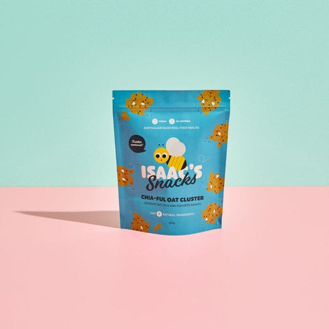 Isaac's Snacks Chia - Ful Oat Cluster | 100g - iPantry UAE
