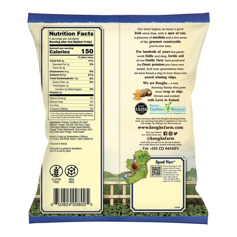 Keogh's Irish Potato chips - Atlanic Sea Salt and Sweet Irish Vinegar - iPantry