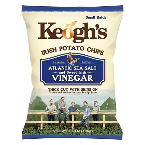 Keogh's Irish Potato chips - Atlanic Sea Salt and Sweet Irish Vinegar - Keoghs