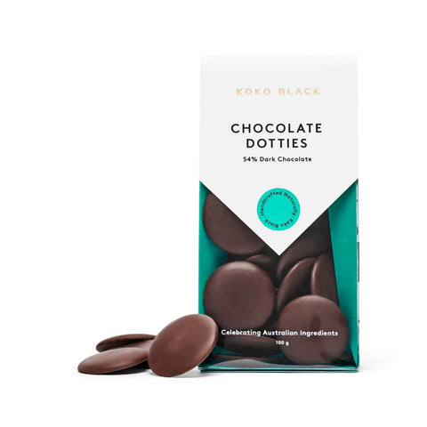 Koko Black Chocolate Dotties Dark Chocolate | 100g - iPantry UAE