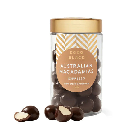 Koko Black Espresso Macadamia Dark Chocolate | 165g - iPantry UAE