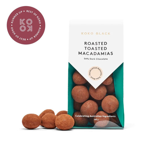 Koko Black Roasted Toasted Macadamia Dark Chocolate | 100g - iPantry UAE