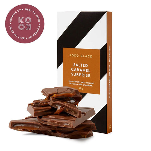 Koko Black Salted Caramel Surprise Milk Chocolate | 80g - iPantry UAE