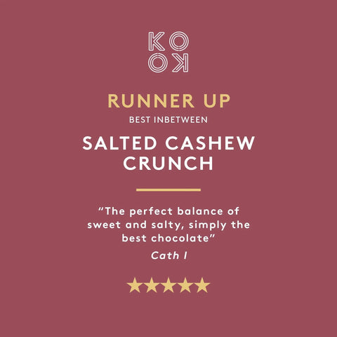 Koko Black Salty Cashew Crunch Dark Chocolate | 130g - iPantry UAE