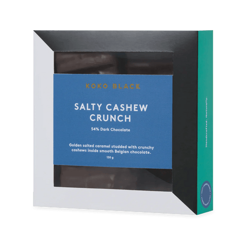Koko Black Salty Cashew Crunch Dark Chocolate | 130g - iPantry UAE
