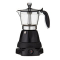 Leaf & Bean Electric Espresso Maker Black & Silver - iPantry UAE