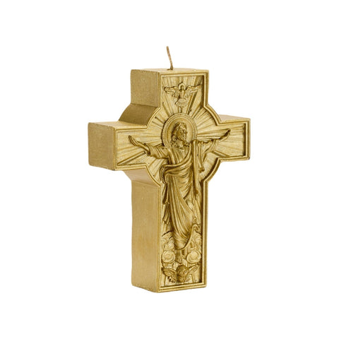 Love Ally Gold Cross Candle - iPantry UAE