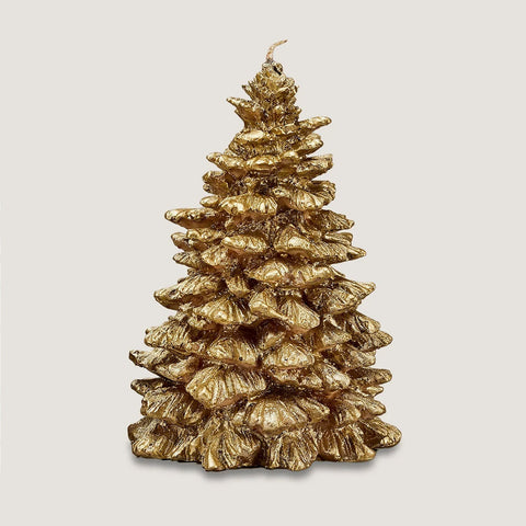Love Ally Large Noel Tree Candle Gold - iPantry