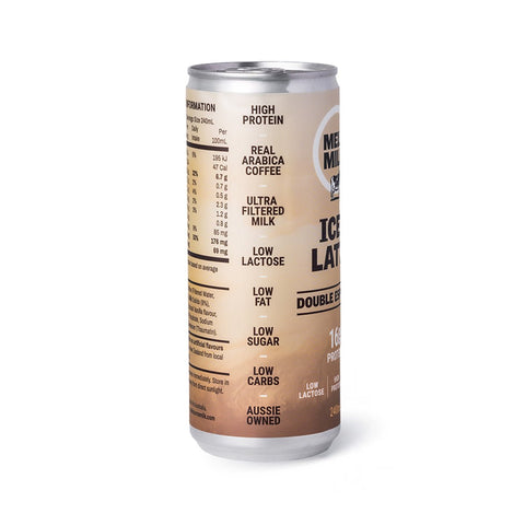 Melb Milk Premium High Protein Iced Latte 4 Pack | 240mL - iPantry UAE