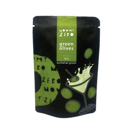 Mount Zero Green Olives in Brine | 150g - iPantry UAE