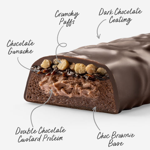 Muscle Nation Custard Protein Bar Choc Fudge Brownie | 60g - iPantry UAE