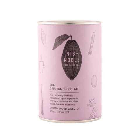 Nib & Noble Organic Drinking Chocolate Chai | 200g - iPantry UAE