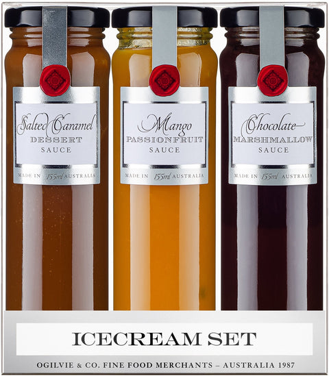 Ogilvie and Co. Fine Food Ice Cream Set Tall Trio Pack | 155g - iPantry UAE