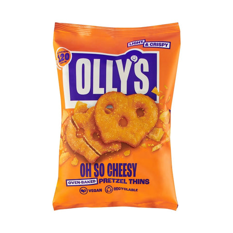 Oh So Cheesy Pretzel Thins - Olly's