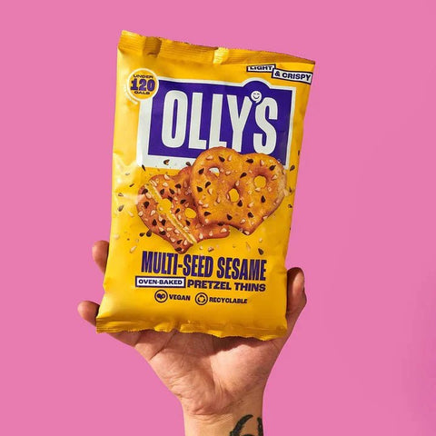 Olly's Multi - Seed Sesame Pretzel Thins | 140g - iPantry UAE
