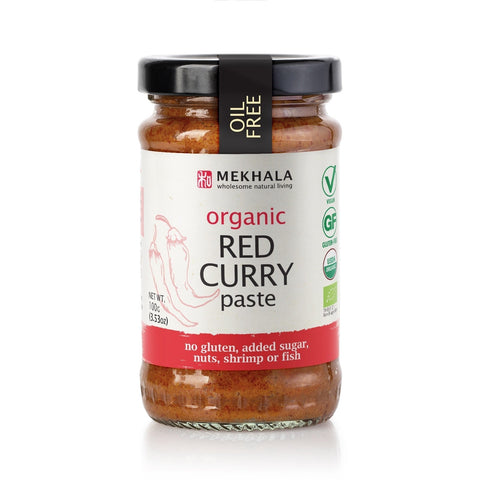 Organic Red Curry Paste 100g - Mekhala Living