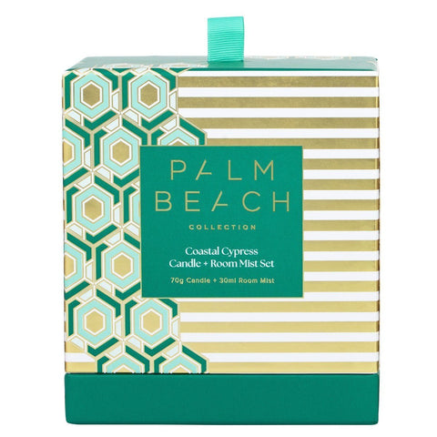 Palm Beach Collection Candle + Room Mist Set - Coastal Cypress - iPantry UAE