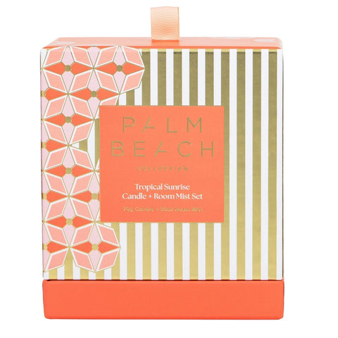 Palm Beach Collection Candle + Room Mist Set - Tropical Sunrise - iPantry UAE