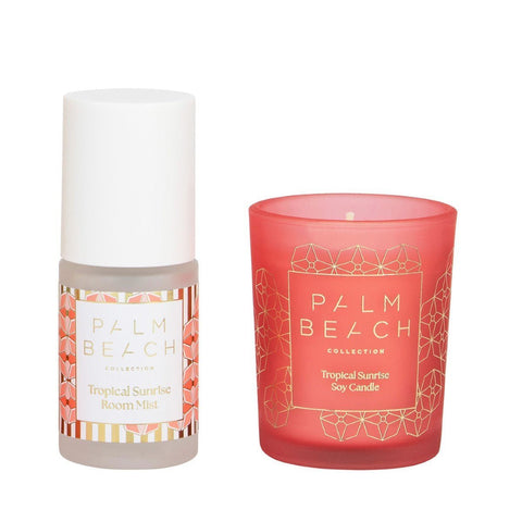 Palm Beach Collection Candle + Room Mist Set - Tropical Sunrise - iPantry UAE