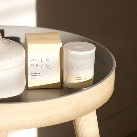 Palm Beach Collection Coconut & Lime Mini Candle | 90g - iPantry UAE
