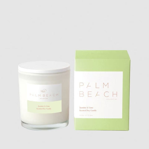 Palm Beach Collection Jasmine & Lime Standard Candle | 420g - iPantry UAE