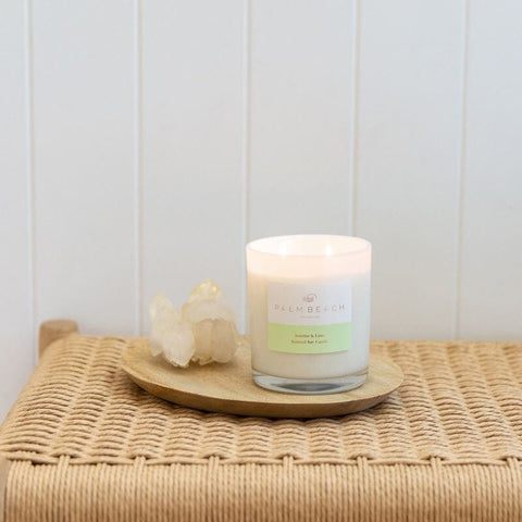 Palm Beach Collection Jasmine & Lime Standard Candle | 420g - iPantry UAE