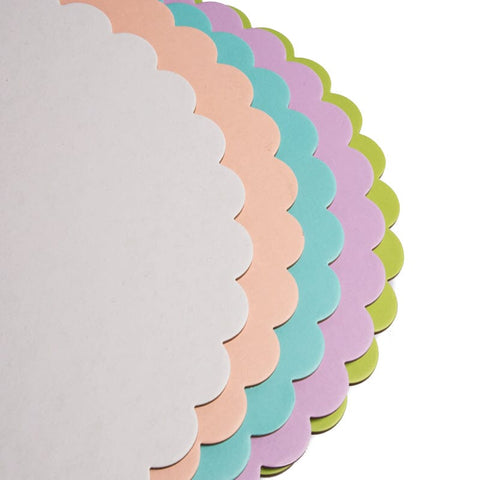 Papyrus 10" Scalloped Cake Board - Pastel Blue - iPantry UAE