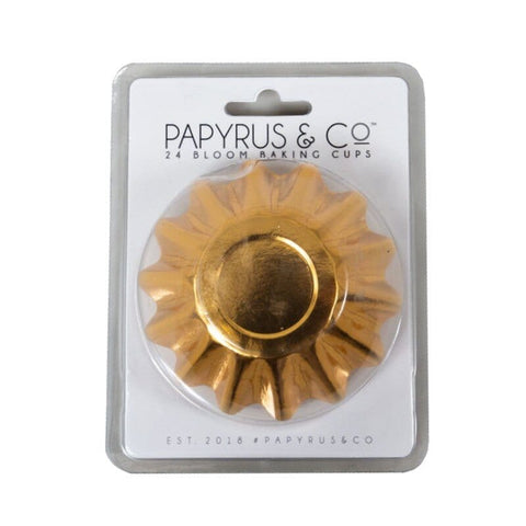 Papyrus Gold Bloom Baking Cups 24 Pack - iPantry UAE