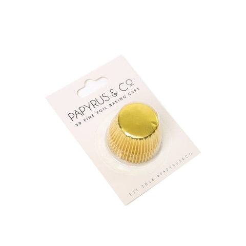 Papyrus Mini Gold Foil Baking Cups 50 Pack - iPantry UAE