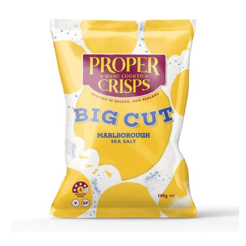 Proper Crisps BIG CUT Malborough Sea Salt 140g - iPantry UAE