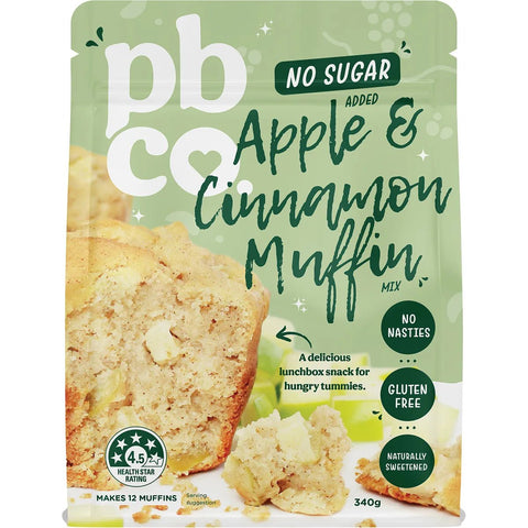 Protein Bread Co Apple Cinnamon Muffin Mix No Sugar Added | 340g - iPantry