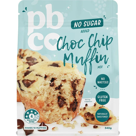 Protein Bread Co Choc Chip Muffin Mix No Sugar Added |340g - iPantry