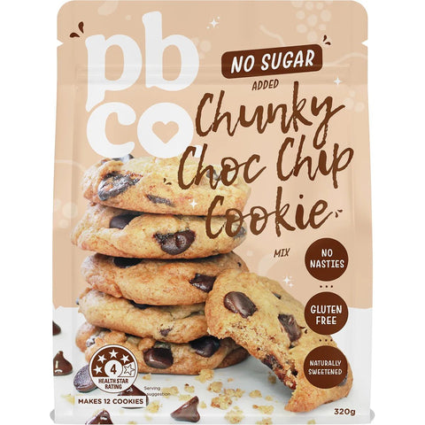 Protein Bread Co Chunky Choc Chip Cookie Mix No Sugar Added |320g - iPantry